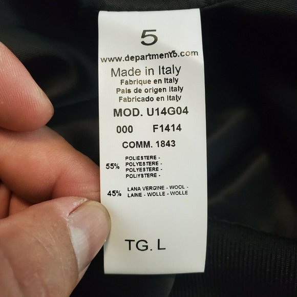 Department Five Dark Blue Jacket Full Zip Size L - Picture 6 of 10